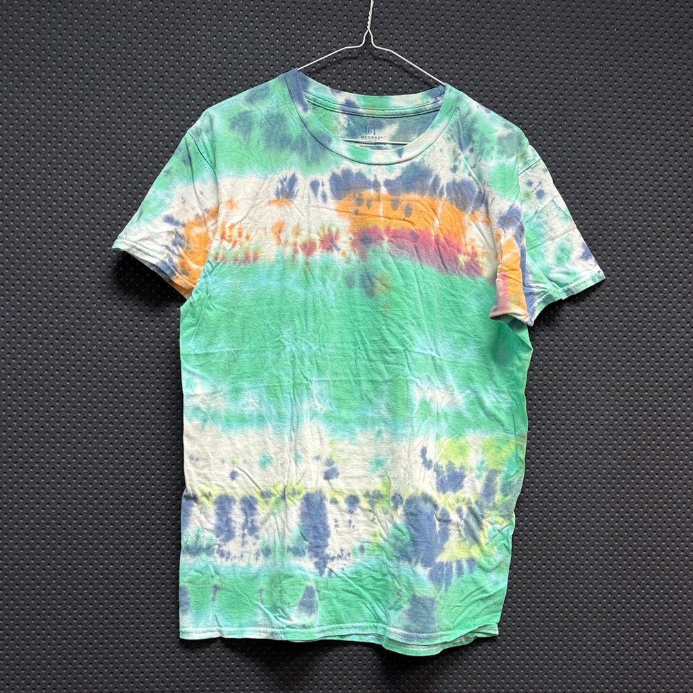 George Green Multi Tie-Dye Short Sleeve Crewneck Shirt